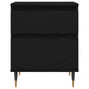 Musta yöpöytäkaappi laatikon kanssa Raduly (tammi)
