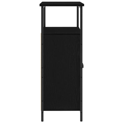 Sivupöytä Musta tammi 70 x 30 x 80 cm Tekninen puu