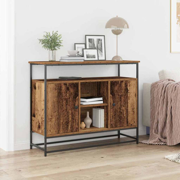 Sivupöytä Vanha puu 100 x 35 x 80 cm Tekninen puu