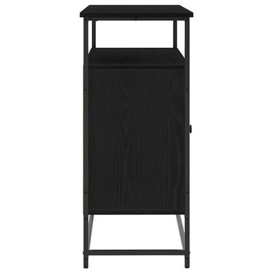 Sivupöytä Musta tammi 100 x 35 x 80 cm Tekninen puu