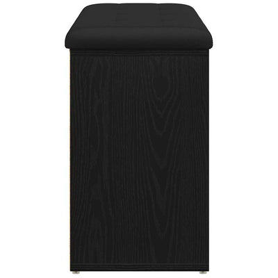 Kenkäpenkki säilytystilassa Musta 80 x 30 x 48 cm Tekninen puu