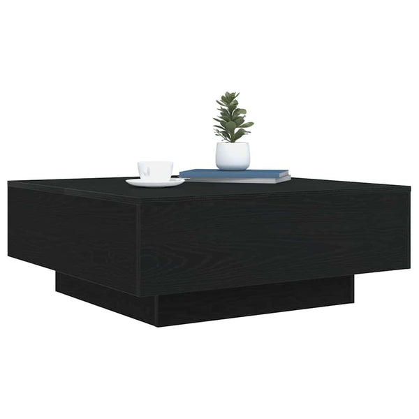 Musta tammi 80 x 80 x 31 cm Tekninen puu