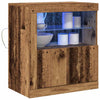 LED-pöytätaso Ruskea 60,5 x 37 x 67 cm Tekninen puu