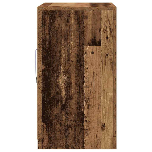 LED-pöytätaso Ruskea 60,5 x 37 x 67 cm Tekninen puu