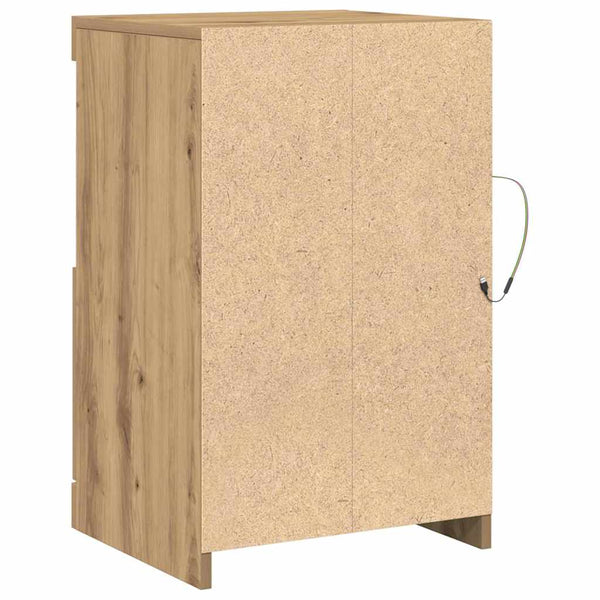 LED-pöytätaso 2 kpl 41 x 37 x 67 cm Tekninen puu Artisan tammi