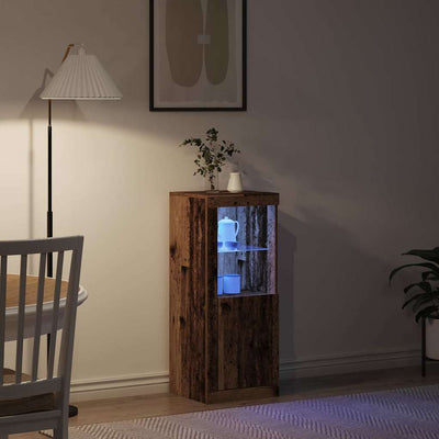 Ruskea sivupöytä Jenea 41x37x100cm (puinen)