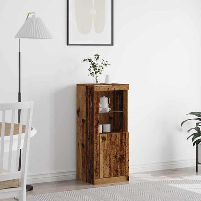 Ruskea sivupöytä Jenea 41x37x100cm (puinen)