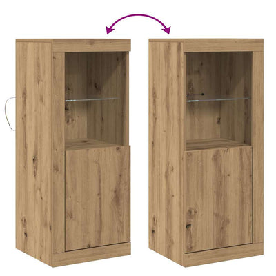 Ruskea sivupöytä Tatinana 41x37x100cm (puinen)