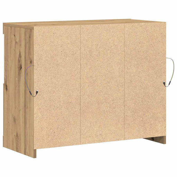 Ruskea sivupöytä 81 x 37 x 67 cm Tekninen puu