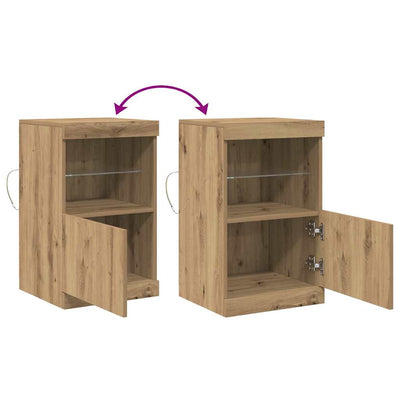 Artesaani tammi sivupöytä Stenie 41x37x67cm (puinen)