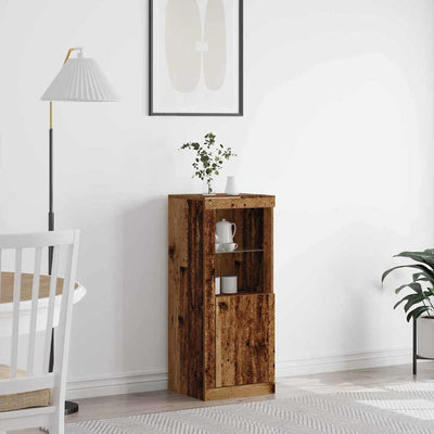 Sivupöytä Ernica 41x37x100cm (vanha puu, puinen)