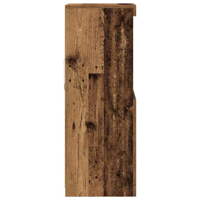 Sivupöytä Ernica 41x37x100cm (vanha puu, puinen)