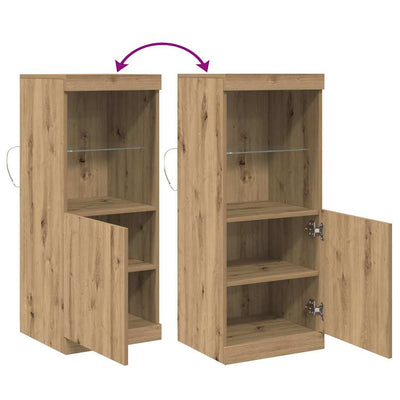 Artesaani tammi sivupöytä Walti 41x37x100cm (puinen)