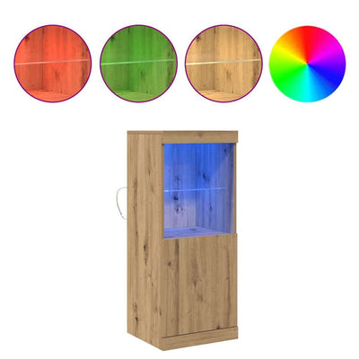 Artesaani tammi sivupöytä Walti 41x37x100cm (puinen)