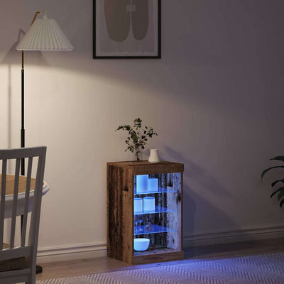 Sivupöytä Borita 41x37x67cm (vanha puu, puinen)