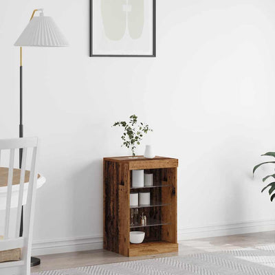 Sivupöytä Borita 41x37x67cm (vanha puu, puinen)