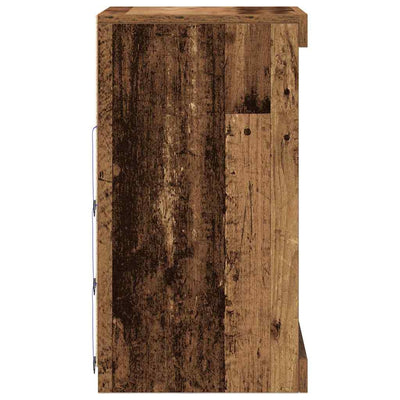 Sivupöytä Borita 41x37x67cm (vanha puu, puinen)