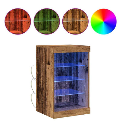 Sivupöytä Borita 41x37x67cm (vanha puu, puinen)