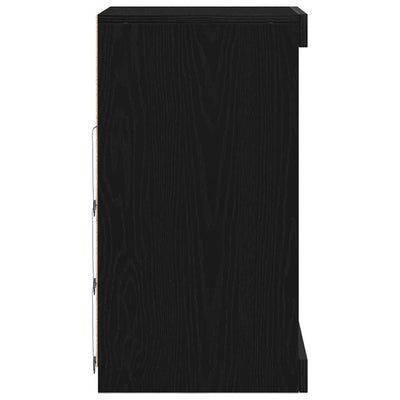 Musta sivupöytä Oscul 41x37x67cm (puinen)