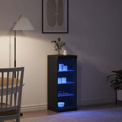 Musta tammi sivupöytä Eurotrans 41x37x100cm (puinen)