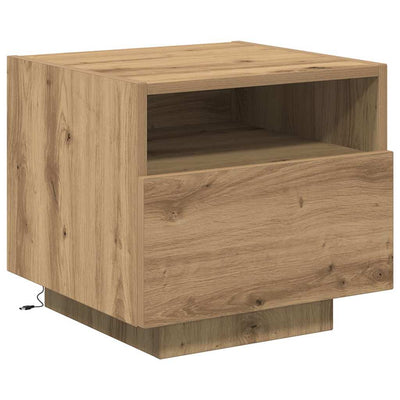 Yöpöytä 2 pcs artesaani tammi 40 x 39 x 37 cm Tekninen puu