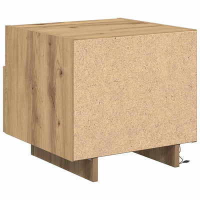 Yöpöytä 2 pcs artesaani tammi 40 x 39 x 37 cm Tekninen puu