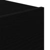 Musta seinälle kiinnitettävä yöpöytäkaappi Iliena (tammi)