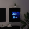 TV-tasosetti 2 pcs Musta 40 x 30 x 60,5 cm Tekninen puu