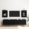 TV-tasosetti 2 pcs Musta 40 x 30 x 60,5 cm Tekninen puu