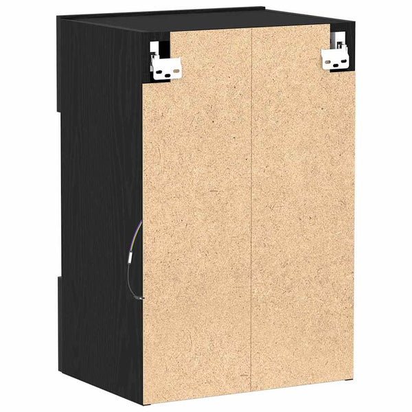 TV-tasosetti 2 pcs Musta 40 x 30 x 60,5 cm Tekninen puu