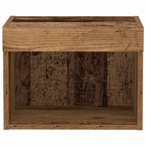 TV-tasosetti Vanha Puu 40 x 30 x 30 cm Tekninen puu