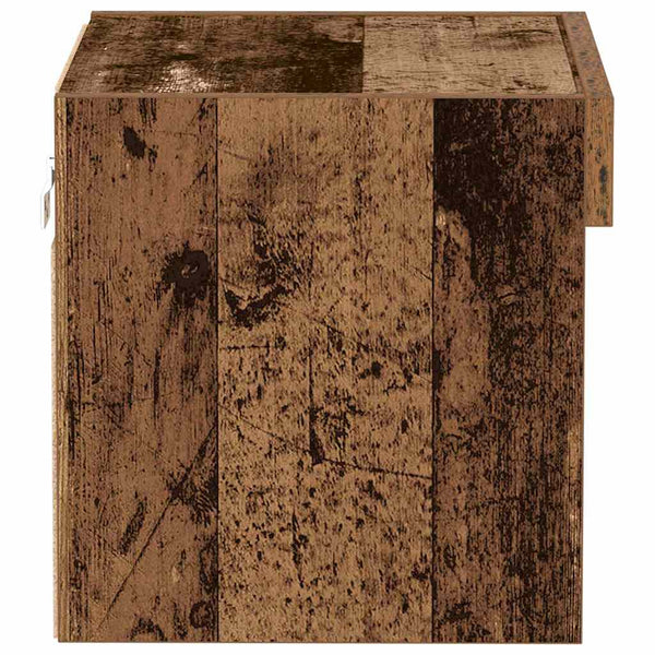 TV-tasosetti Vanha Puu 40 x 30 x 30 cm Tekninen puu
