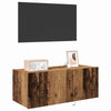 TV-seinäkaappi Vanha Puu 80 x 35 x 31 cm Tekninen puu