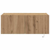 TV-seinäkaappi Artisan tammi 80 x 35 x 31 cm Tekninen puu