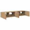 TV-seinäkaappi 2 pcs Artisan tammi 80 x 35 x 31 cm Tekninen puu