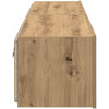 TV-seinäkaappi 2 pcs Artisan tammi 80 x 35 x 31 cm Tekninen puu