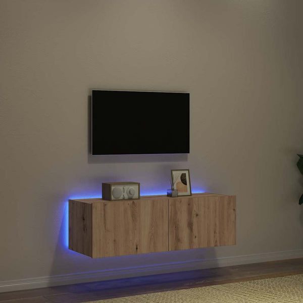 TV-seinäkaappi Artisan tammi 100 x 35 x 31 cm Tekninen puu