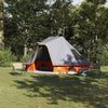 Tipi-teltta 6 hengelle Harmaa ja oranssi taffeta