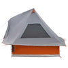 Tipi-teltta 6 hengelle Harmaa ja oranssi taffeta