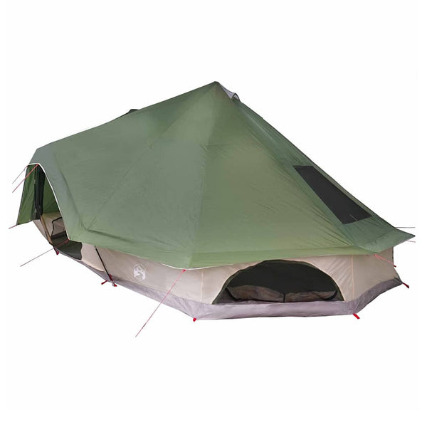 Tipi-teltta 10 hengelle Vihreä taffeta