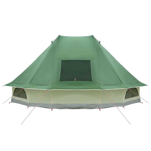 Tipi-teltta 10 hengelle Vihreä taffeta