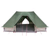 Tipi-teltta 10 hengelle Vihreä taffeta