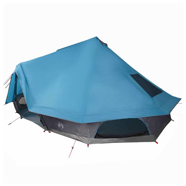 Tipi-teltta 10 hengelle Sininen taffeta