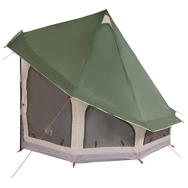 Tipi-teltta katolla Vihreä 404 x 370 x 270 cm taffeta