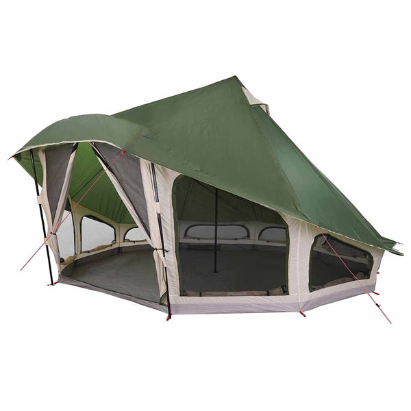 Tipi-teltta katolla Vihreä 508 x 470 x 300 cm taffeta