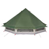 Tipi-teltta katolla Vihreä 508 x 470 x 300 cm taffeta