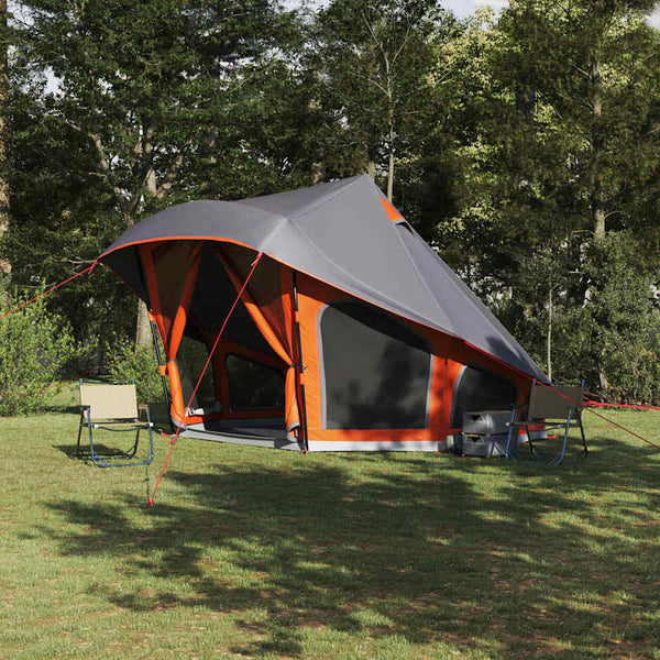 Tipi-teltta Harmaa ja oranssi 508 x 470 x 300 cm taffeta