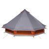 Tipi-teltta Harmaa ja oranssi 508 x 470 x 300 cm taffeta