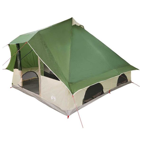 Tipi-teltta 8 hengelle Vihreä taffeta