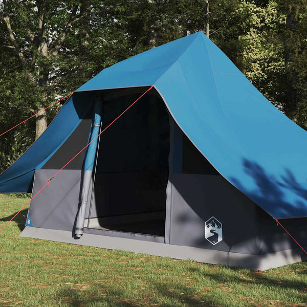 Tipi-teltta 10 hengelle Sininen taffeta